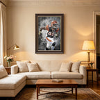 Chad Johnson Celebrity Sports Art Poster School Dining Room Decoration 4 Canvas Wall Art Poster Decor Gift