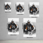 Charles Woodson Art Sports Decorative Poster School Dormitory 2 Canvas Wall Art Poster Decor Gift