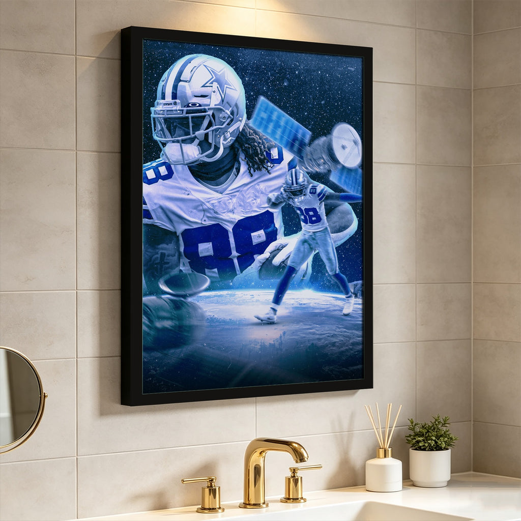 CeeDee Lamb Sports Celebrity Art Deco Poster 1 Canvas Wall Art Poster Decor Gift