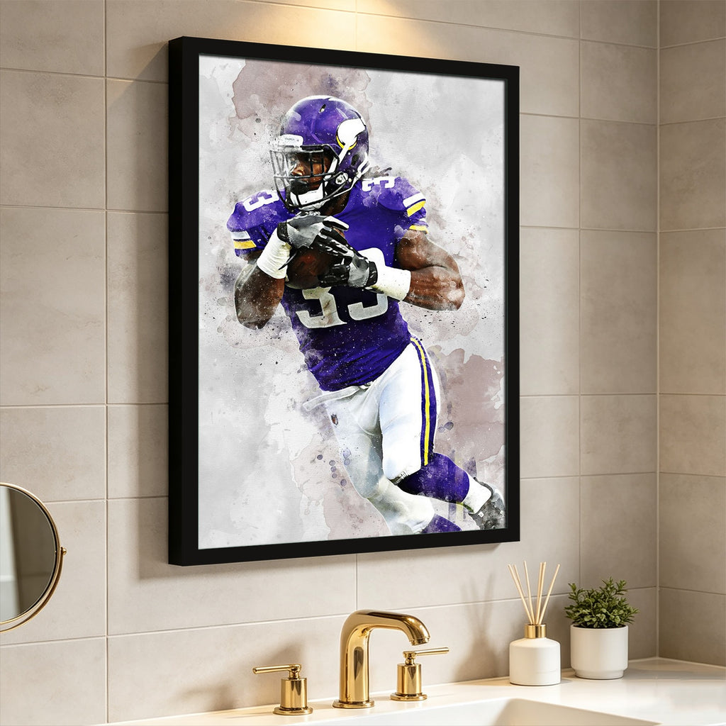 Dalvin Cook Celebrity Sports Art Poster School Dining Room Decoration 3 Canvas Wall Art Poster Decor Gift
