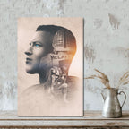 Christian McCaffrey Art Sports Decorative Poster School Dormitory 6 Canvas Wall Art Poster Decor Gift