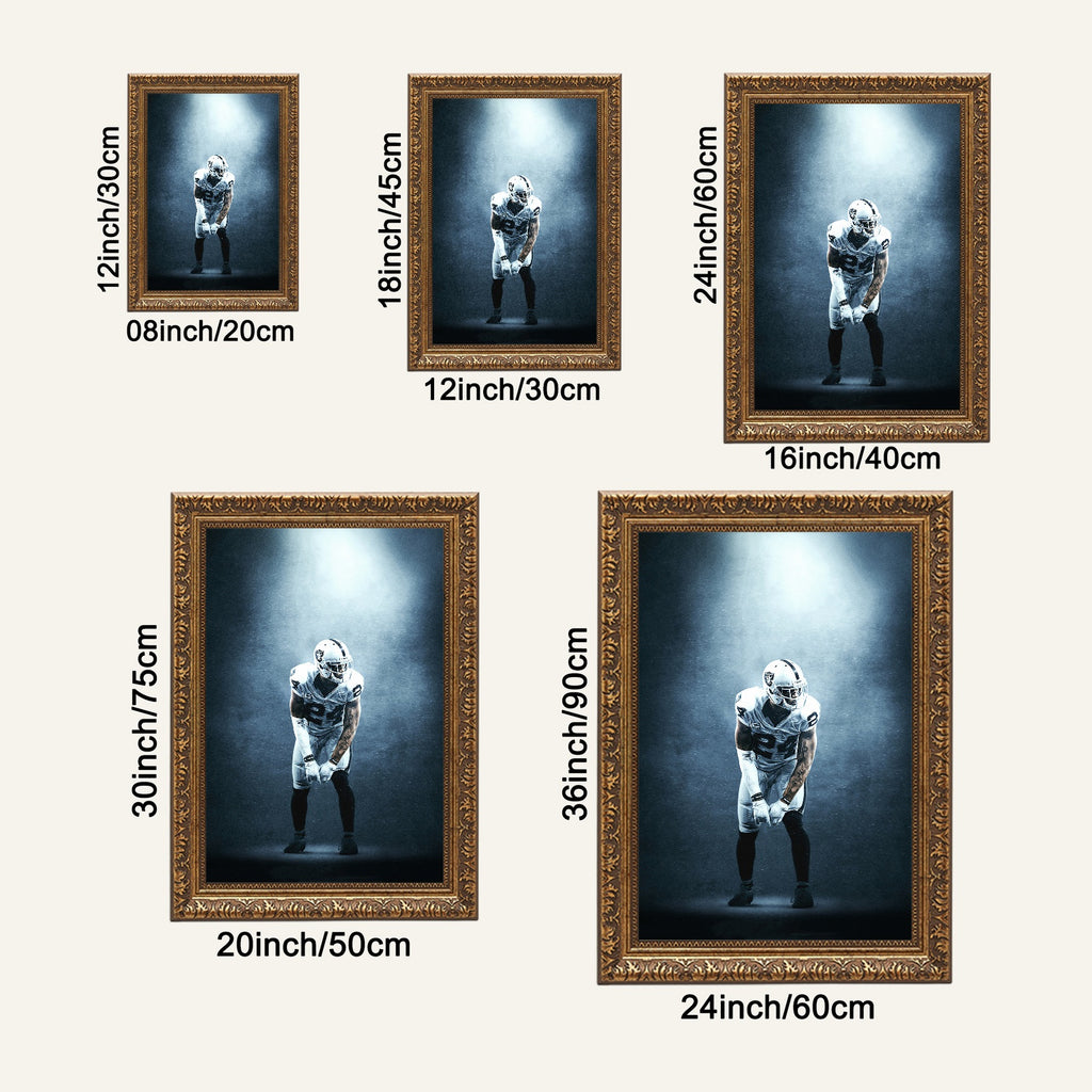 Charles Woodson Art Sports Decorative Poster School Dormitory 7 Canvas Wall Art Poster Decor Gift
