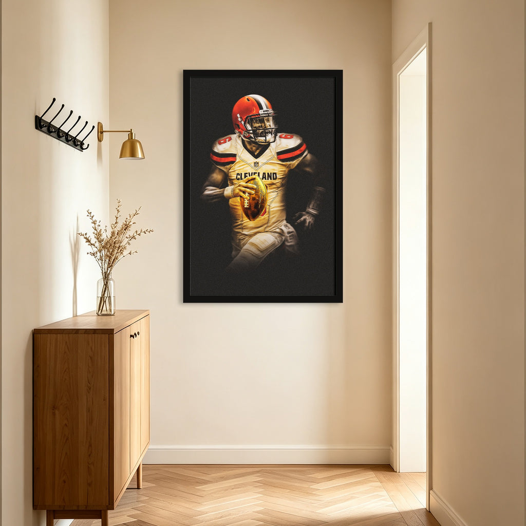 Baker Mayfield Art Sports Decorative Poster School Dormitory 1 Canvas Wall Art Poster Decor Gift