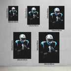 Cam Newton Art Sports Decorative Poster School Dormitory 3 Canvas Wall Art Poster Decor Gift