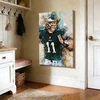 Carson Wentz Celebrity Sports Art Poster School Dining Room Decoration 2 Canvas Wall Art Poster Decor Gift