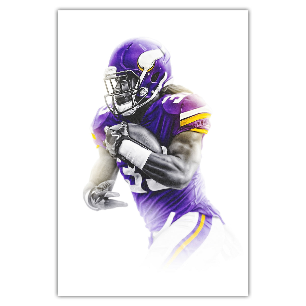 Dalvin Cook Art Sports Decorative Poster School Dormitory 9 Canvas Wall Art Poster Decor Gift