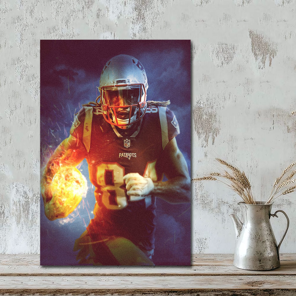 Cordarrelle Patterson Art Sports Decorative Poster School Dormitory 6 Canvas Wall Art Poster Decor Gift