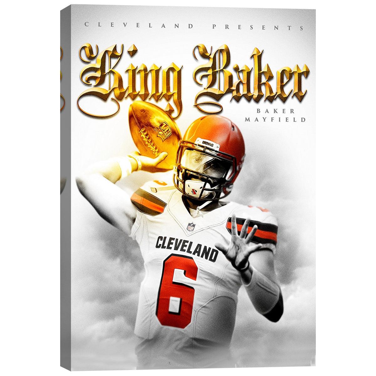 Baker Mayfield Celebrity Sports Art Poster School Dining Room Decoration 4 Canvas Wall Art Poster Decor Gift