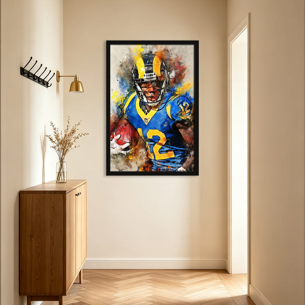 Brandin Cooks Celebrity Sports Art Poster School Dining Room Decoration 2 Canvas Wall Art Poster Decor Gift