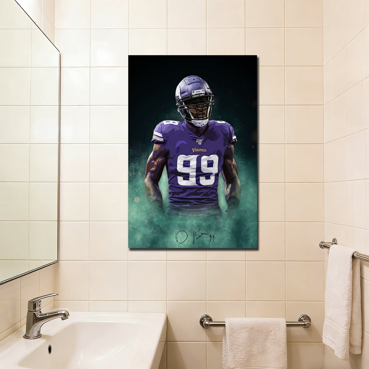 Danielle Hunter Celebrity Sports Art Poster School Dining Room Decoration 7 Canvas Wall Art Poster Decor Gift