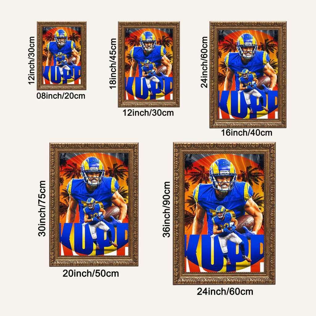 Cooper Kupp Sports Decoration Poster 1 Canvas Wall Art Poster Decor Gift