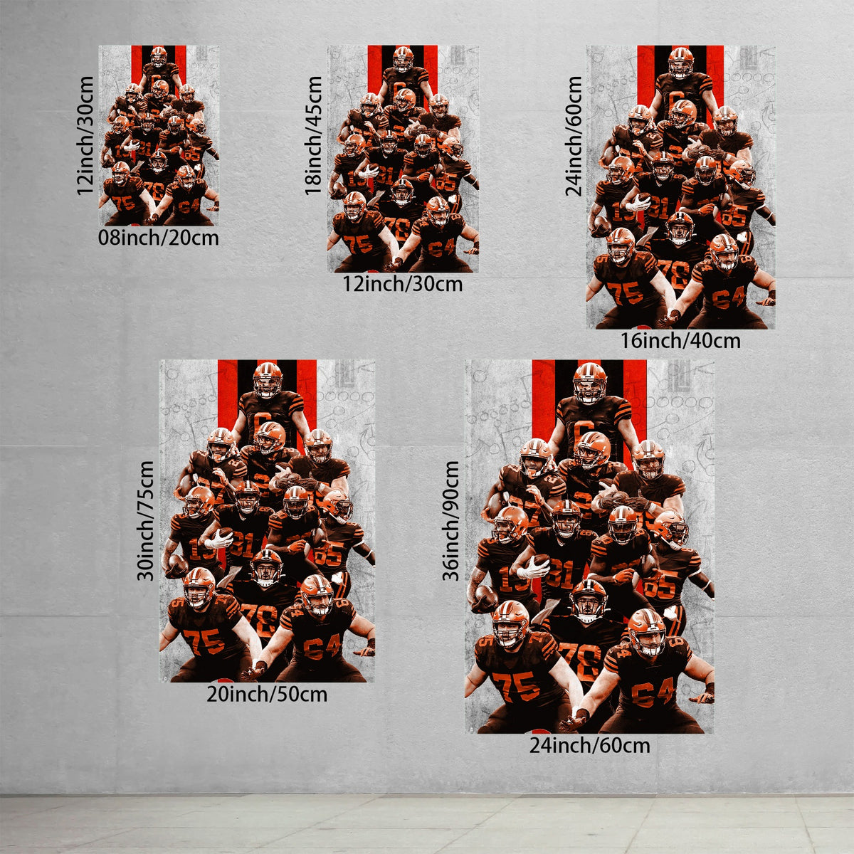 Baker Mayfield Sports Celebrity Art Deco Poster 9 Canvas Wall Art Poster Decor Gift