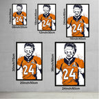 Champ Bailey Art Poster 1 Canvas Wall Art Poster Decor Gift