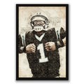 Cam Newton Sports Celebrity Art Deco Poster 8 Canvas Wall Art Poster Decor Gift