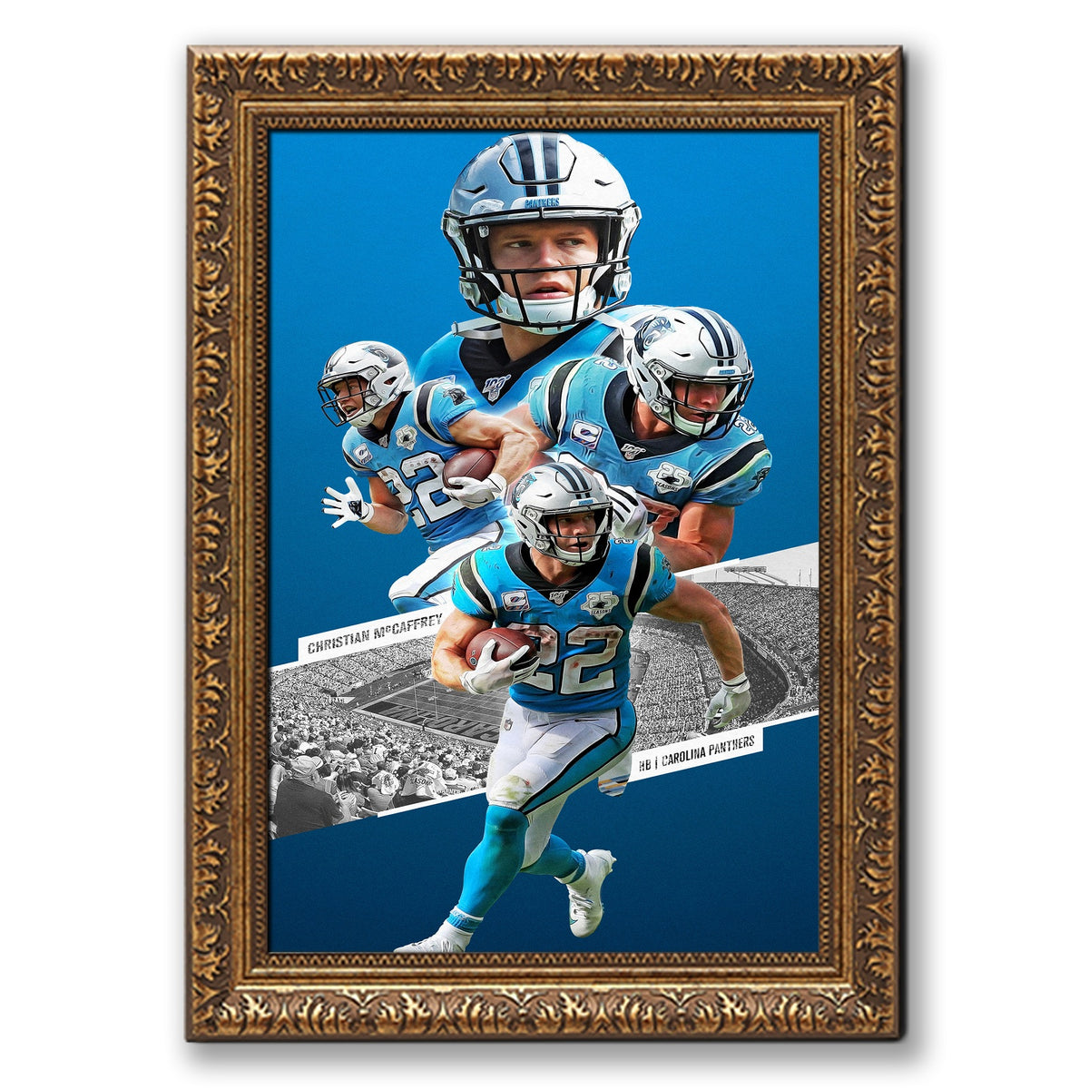 Christian McCaffrey Celebrity Sports Art Poster School Dining Room Decoration 0 Canvas Wall Art Poster Decor Gift