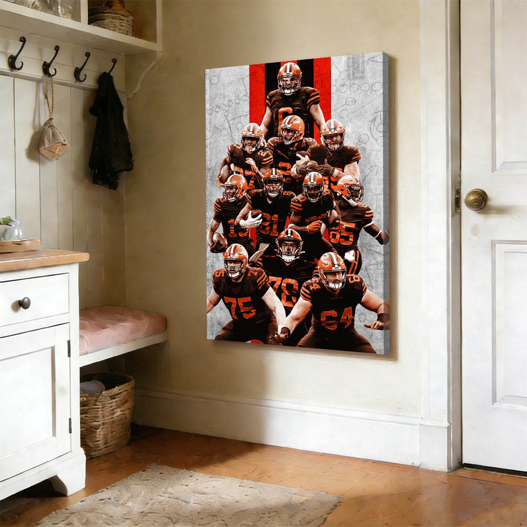 Baker Mayfield Sports Celebrity Art Deco Poster 9 Canvas Wall Art Poster Decor Gift