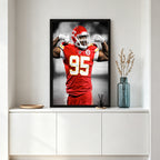Chris Jones Art Sports Decorative Poster School Dormitory 7 Canvas Wall Art Poster Decor Gift