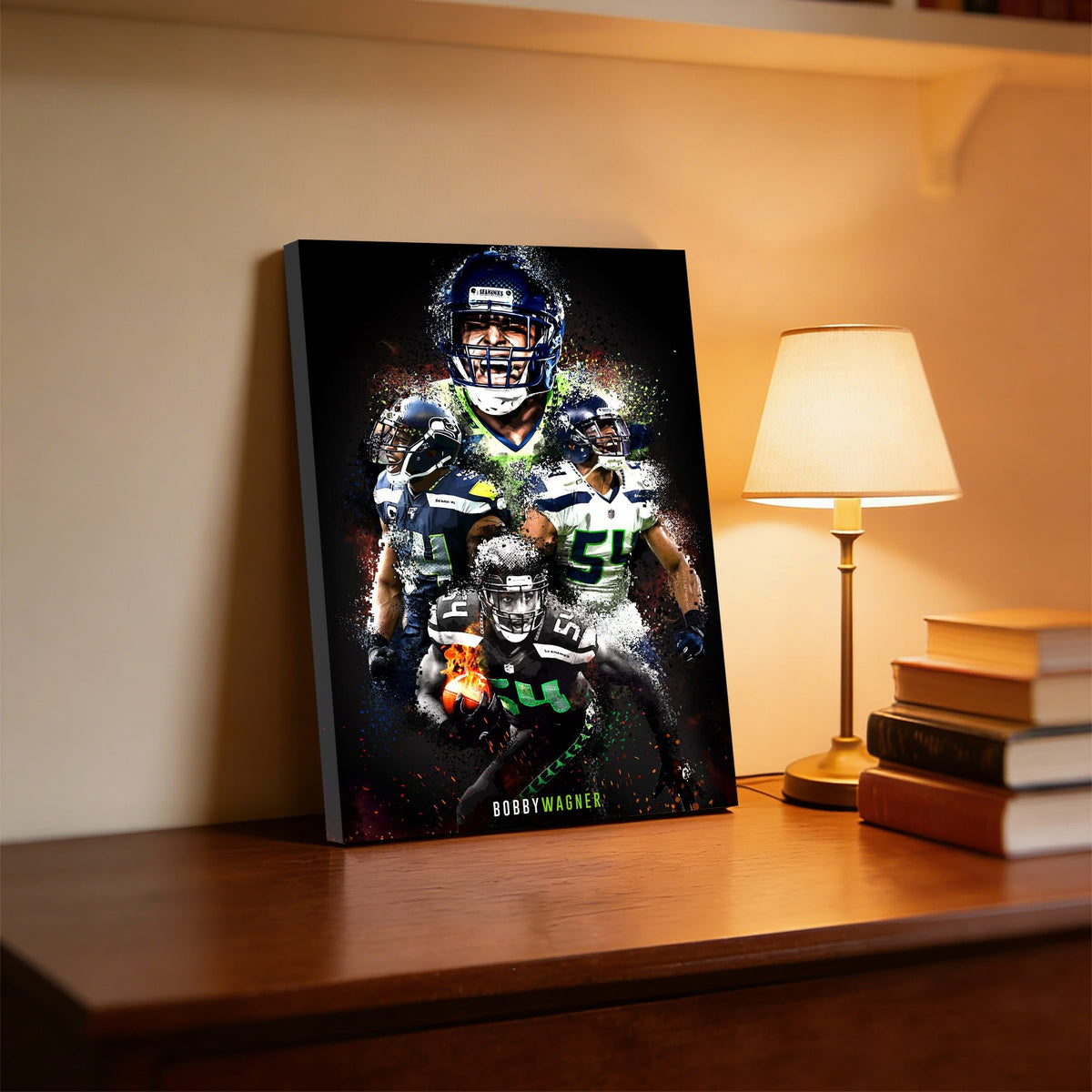 Bobby Wagner Celebrity Sports Art Poster School Dining Room Decoration 9 Canvas Wall Art Poster Decor Gift