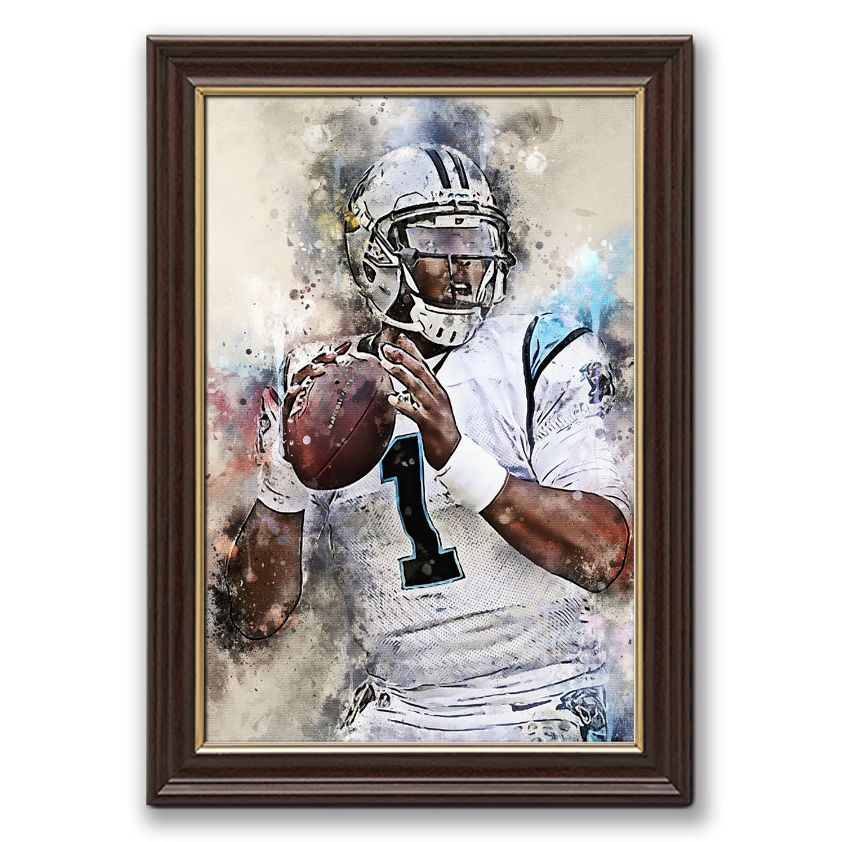 Cam Newton Celebrity Sports Art Poster School Dining Room Decoration 6 Canvas Wall Art Poster Decor Gift