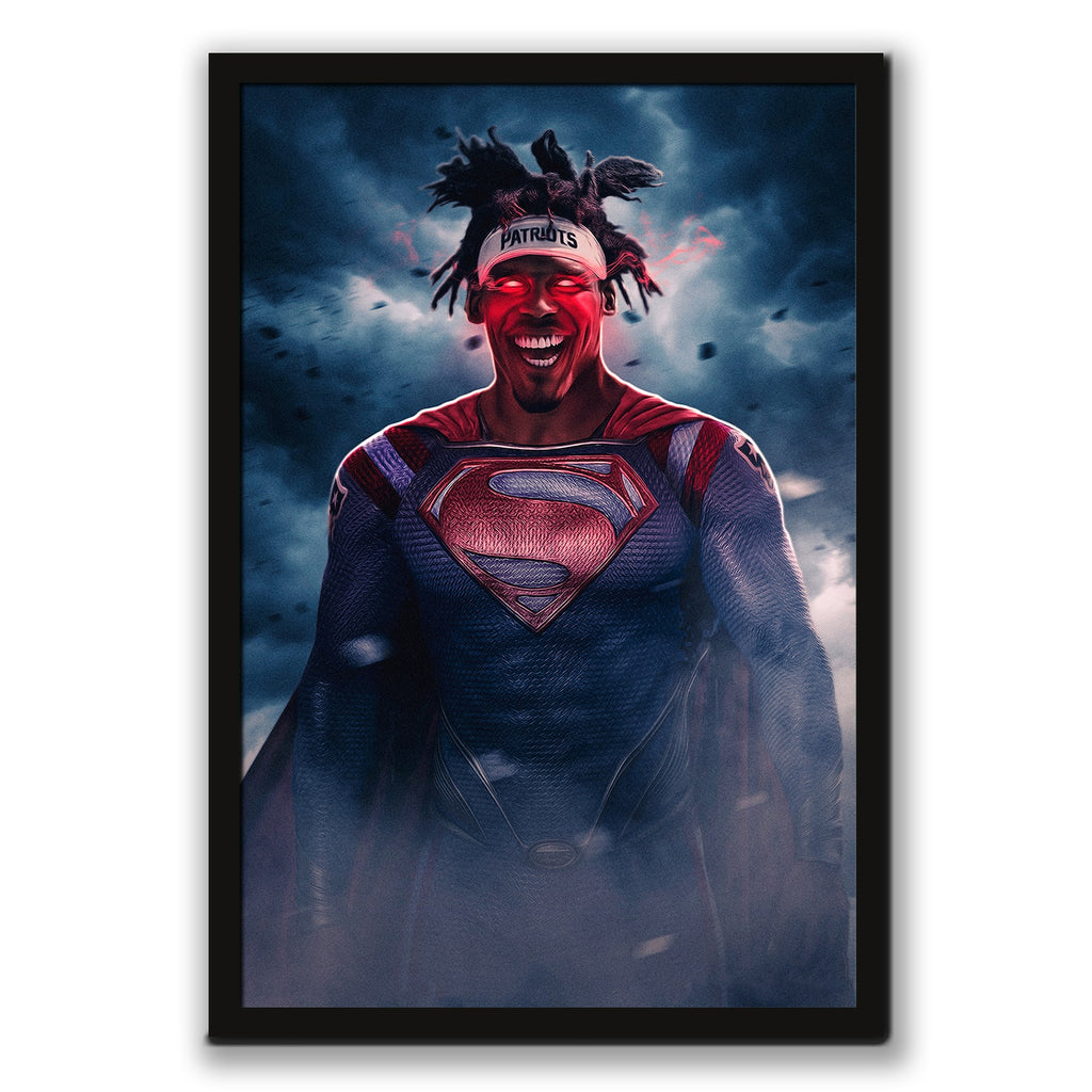 Cam Newton Art Sports Decorative Poster School Dormitory 4 Canvas Wall Art Poster Decor Gift