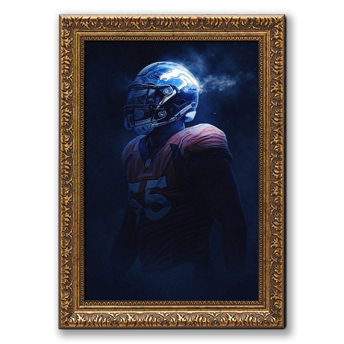 Bradley Chubb Art Sports Decorative Poster School Dormitory 8 Canvas Wall Art Poster Decor Gift