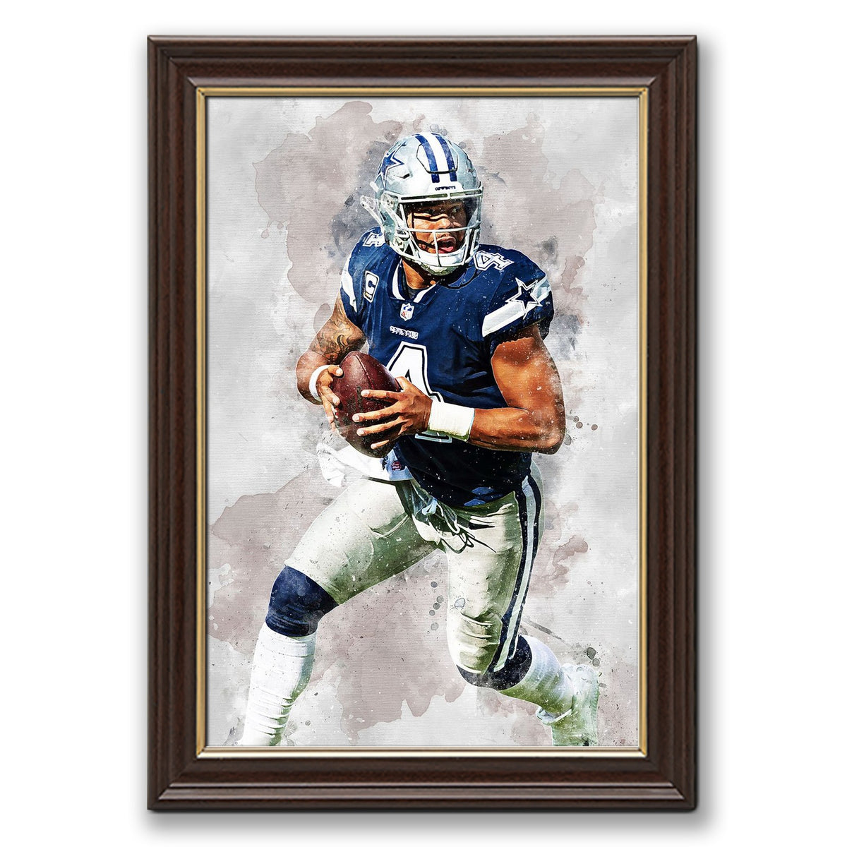 Dak Prescott 1Celebrity Sports Art Poster School Dining Room Decoration 0 Canvas Wall Art Poster Decor Gift