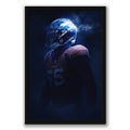 Bradley Chubb Art Sports Decorative Poster School Dormitory 8 Canvas Wall Art Poster Decor Gift