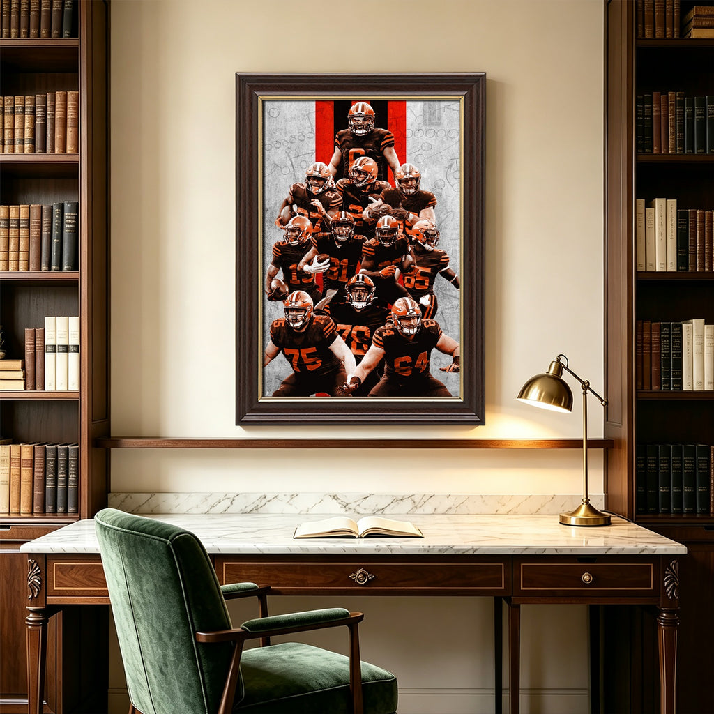 Baker Mayfield Sports Celebrity Art Deco Poster 9 Canvas Wall Art Poster Decor Gift