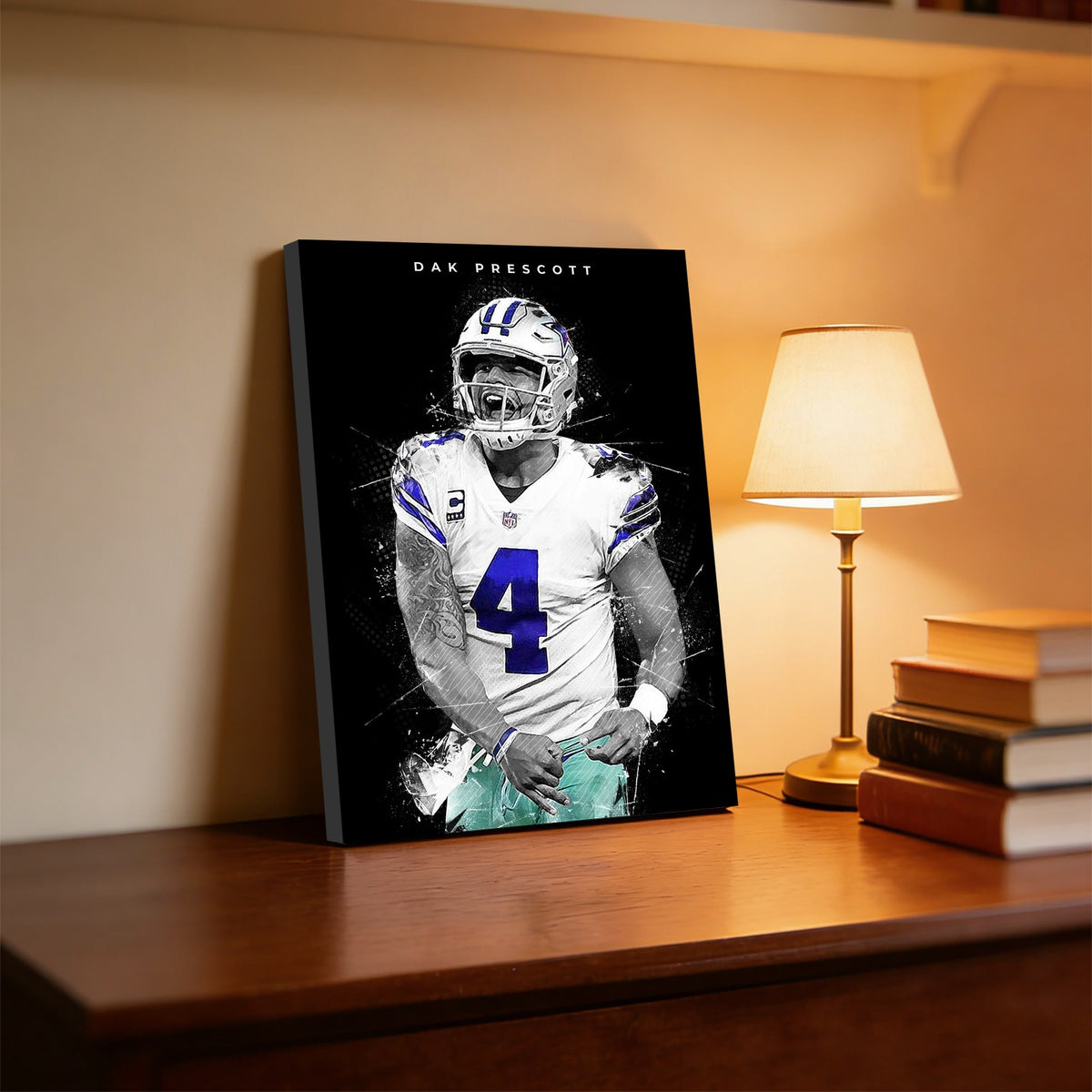 Dak Prescott Art Poster 1 Canvas Wall Art Poster Decor Gift