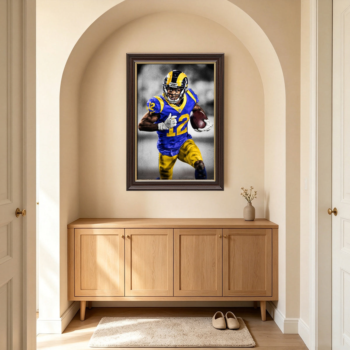 Brandin Cooks Art Sports Decorative Poster School Dormitory 5 Canvas Wall Art Poster Decor Gift
