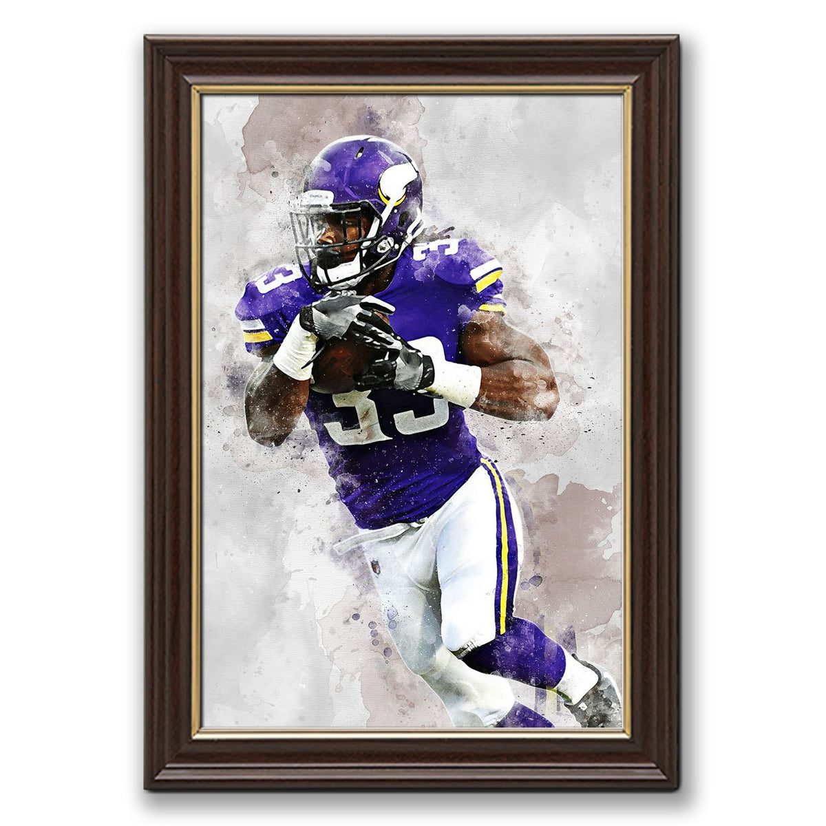 Dalvin Cook Celebrity Sports Art Poster School Dining Room Decoration 3 Canvas Wall Art Poster Decor Gift