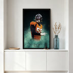 Bradley Chubb Celebrity Sports Art Poster School Dining Room Decoration 9 Canvas Wall Art Poster Decor Gift