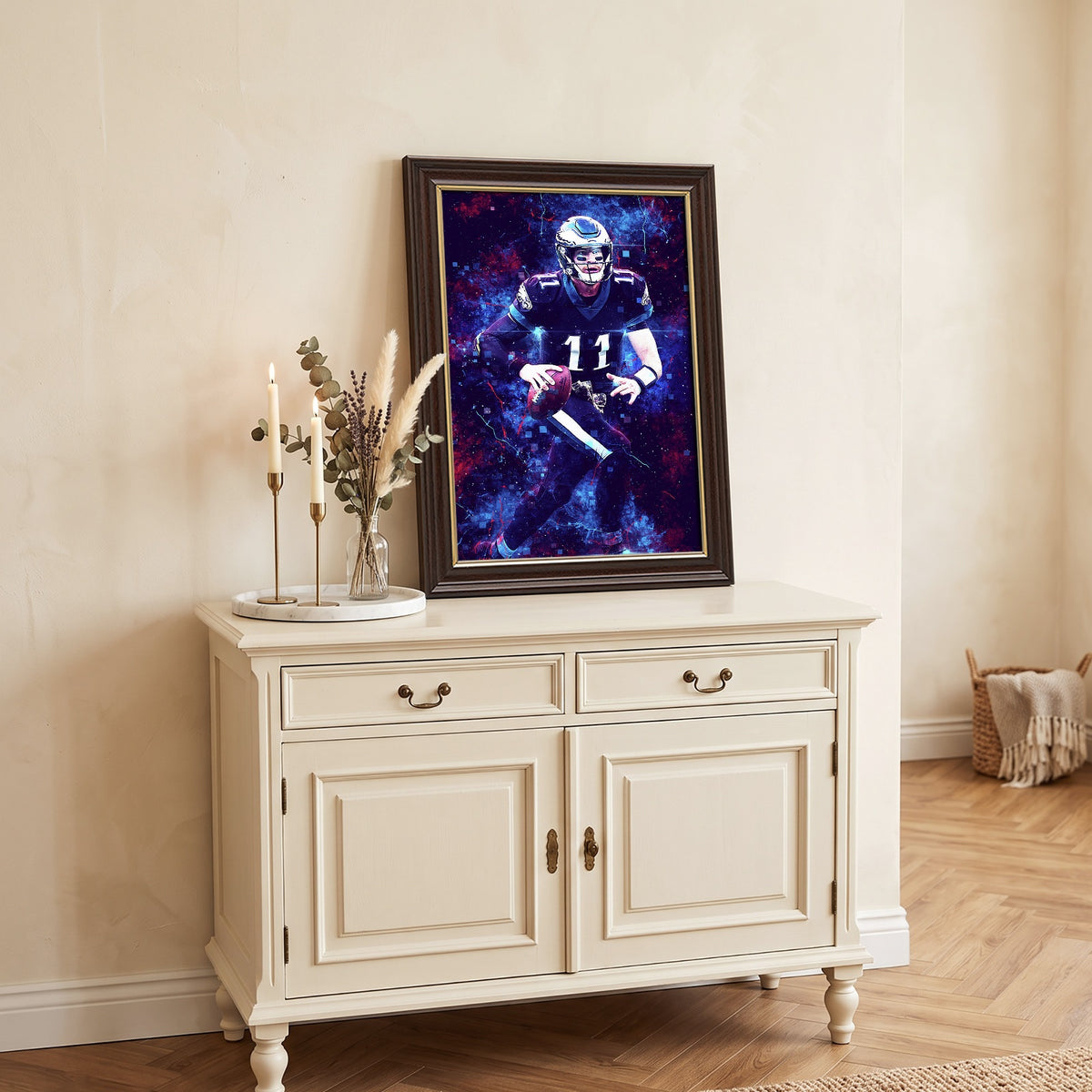 Carson Wentz Sports Celebrity Art Deco Poster 3 Canvas Wall Art Poster Decor Gift