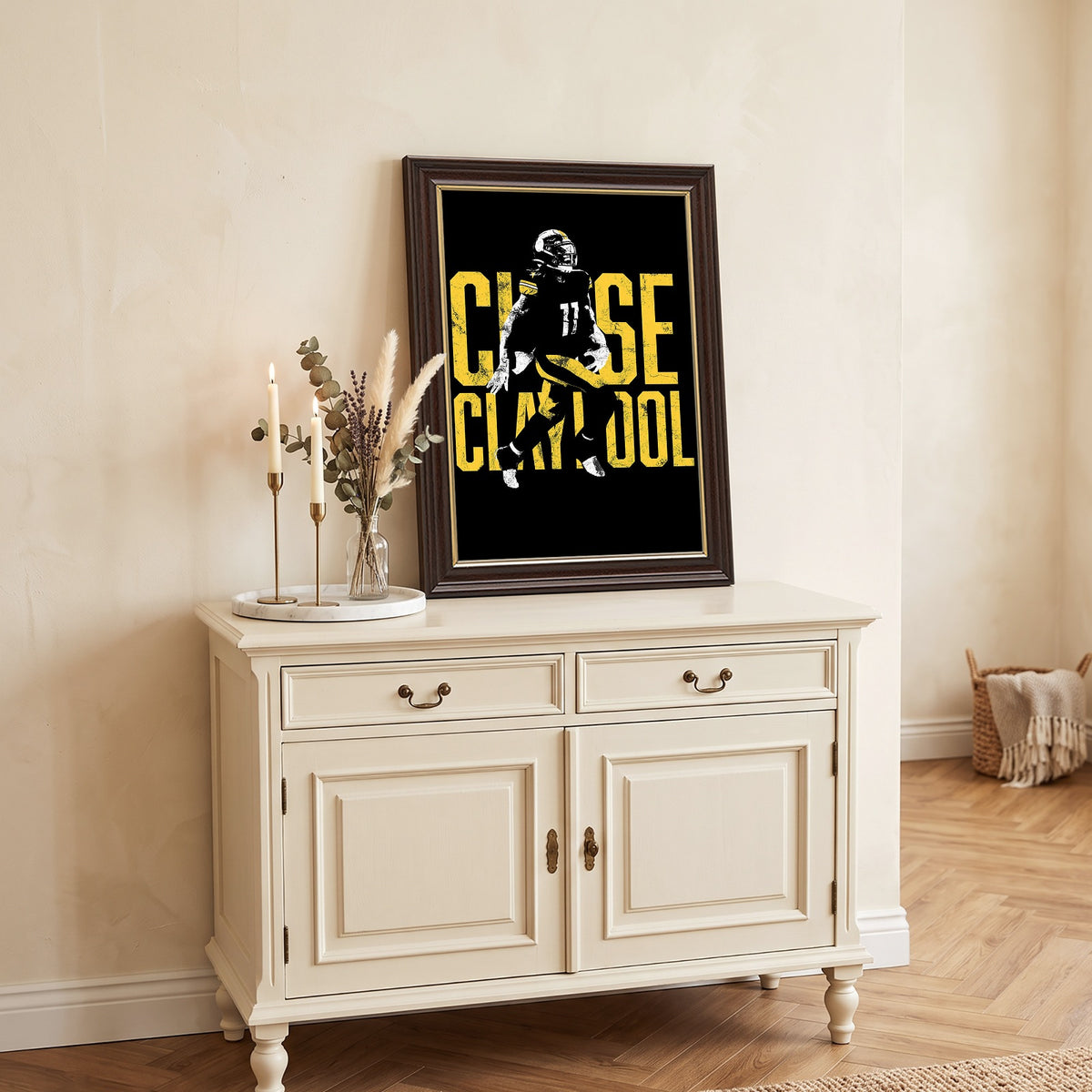 Chase Claypool Sports Celebrity Art Deco Poster 2 Canvas Wall Art Poster Decor Gift