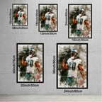Brian Dawkins Art Poster 4 Canvas Wall Art Poster Decor Gift