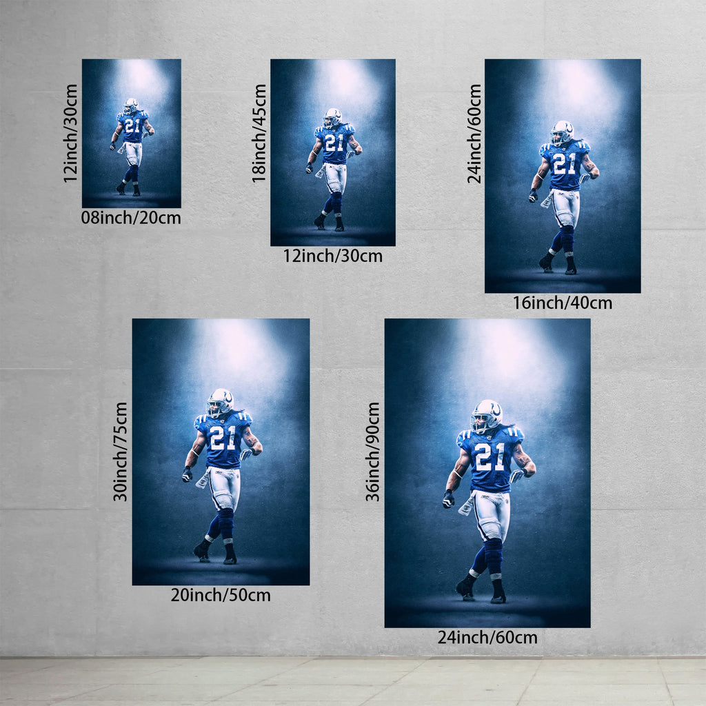 Bob Sanders Art Sports Decorative Poster School Dormitory 7 Canvas Wall Art Poster Decor Gift