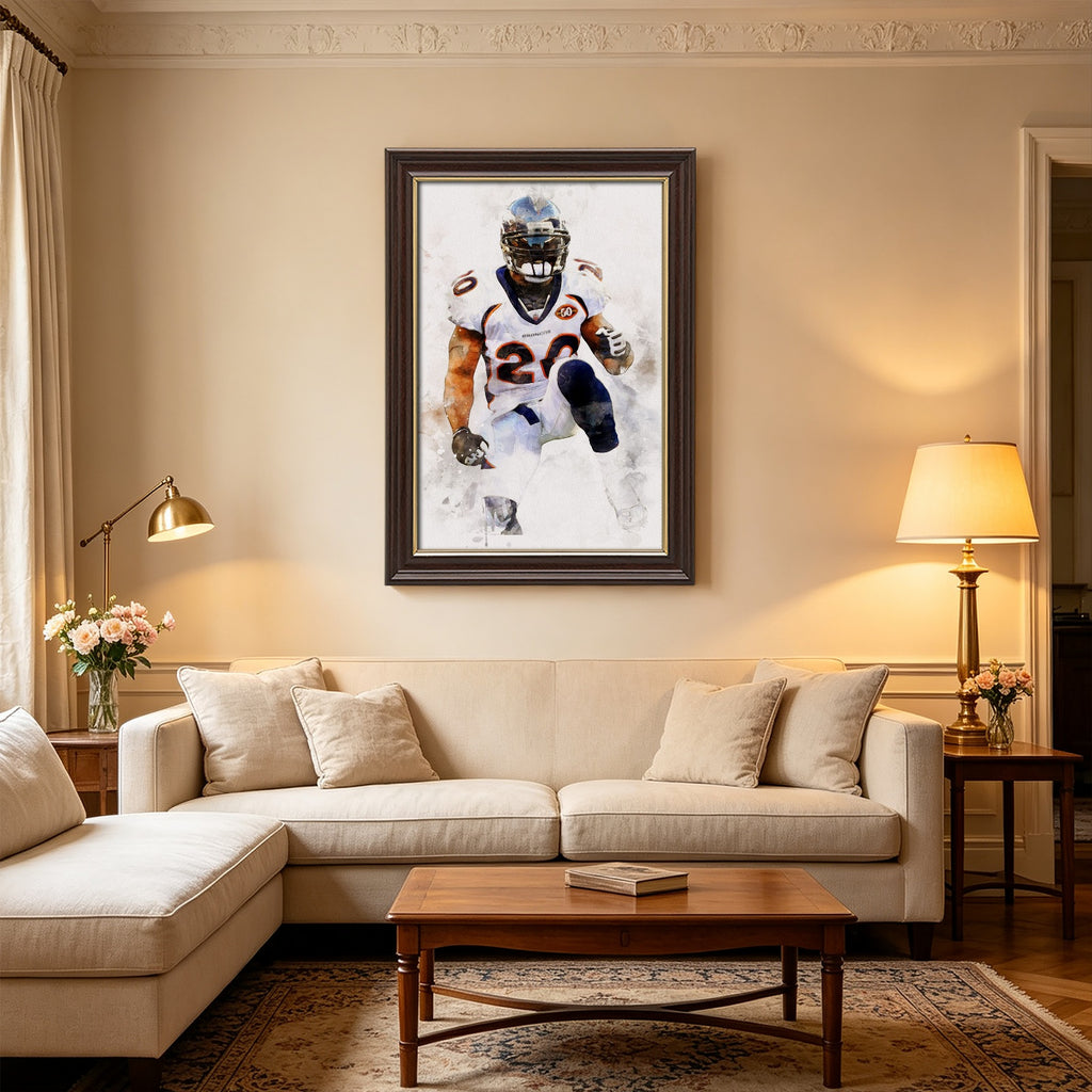 Brian Dawkins Art Poster 7 Canvas Wall Art Poster Decor Gift