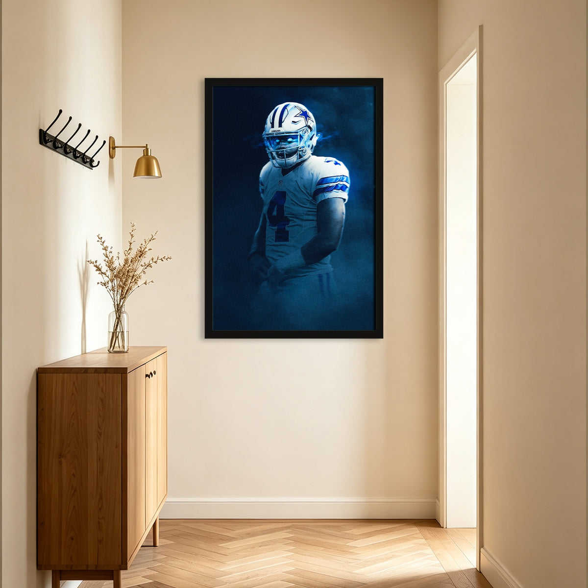Dak Prescott Art Sports Decorative Poster School Dormitory 2 Canvas Wall Art Poster Decor Gift