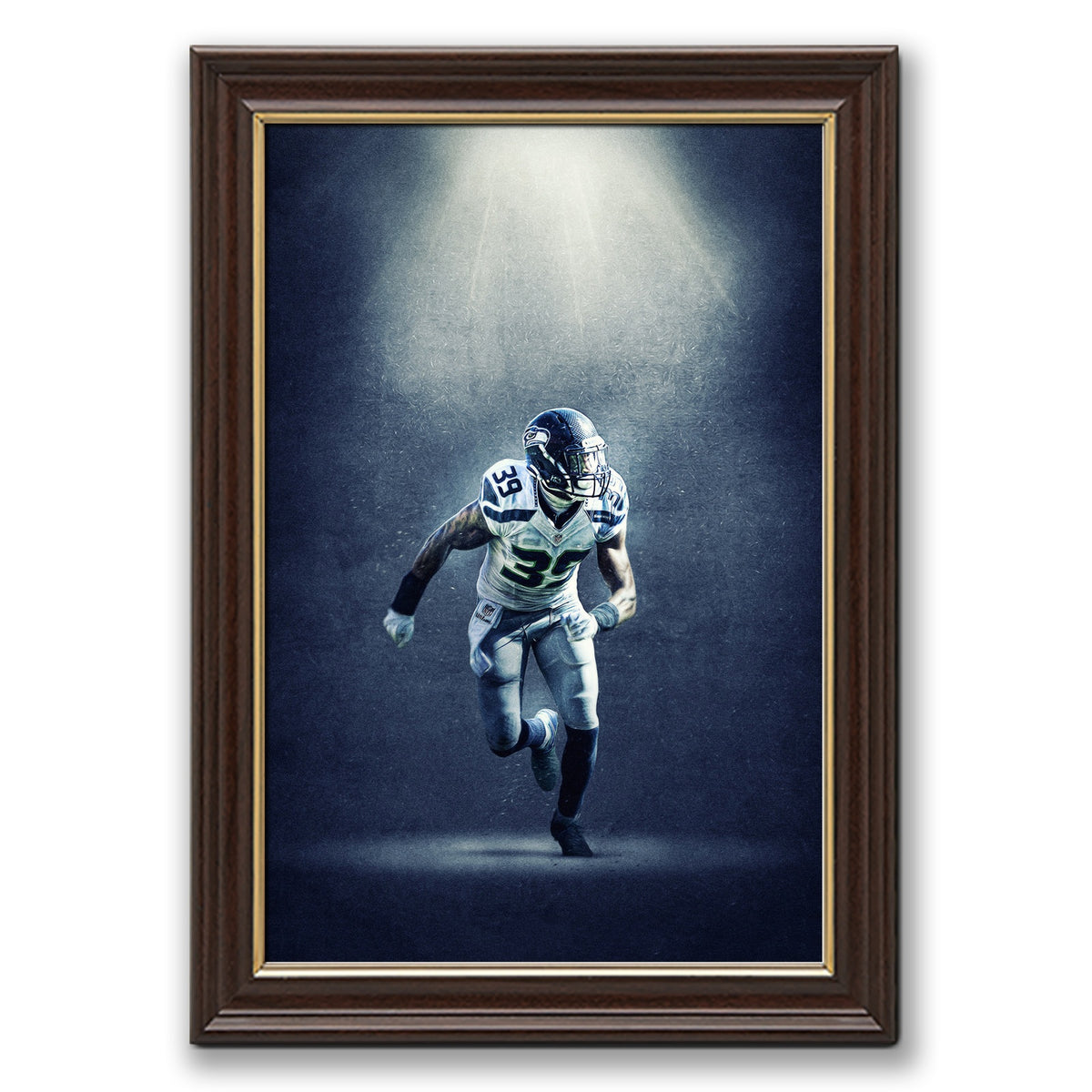 Brandon Browner Art Sports Decorative Poster School Dormitory 8 Canvas Wall Art Poster Decor Gift