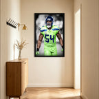 Bobby Wagner Art Sports Decorative Poster School Dormitory 7 Canvas Wall Art Poster Decor Gift