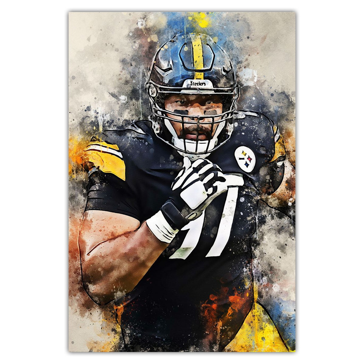 Cameron Heyward Celebrity Sports Art Poster School Dining Room Decoration 7 Canvas Wall Art Poster Decor Gift