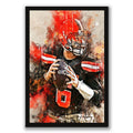 Baker Mayfield Celebrity Sports Art Poster School Dining Room Decoration 10 Canvas Wall Art Poster Decor Gift