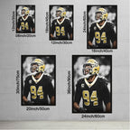 Cameron Jordan Celebrity Sports Art Poster School Dining Room Decoration 1 Canvas Wall Art Poster Decor Gift