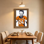 Champ Bailey Celebrity Sports Art Poster School Dining Room Decoration 1 Canvas Wall Art Poster Decor Gift