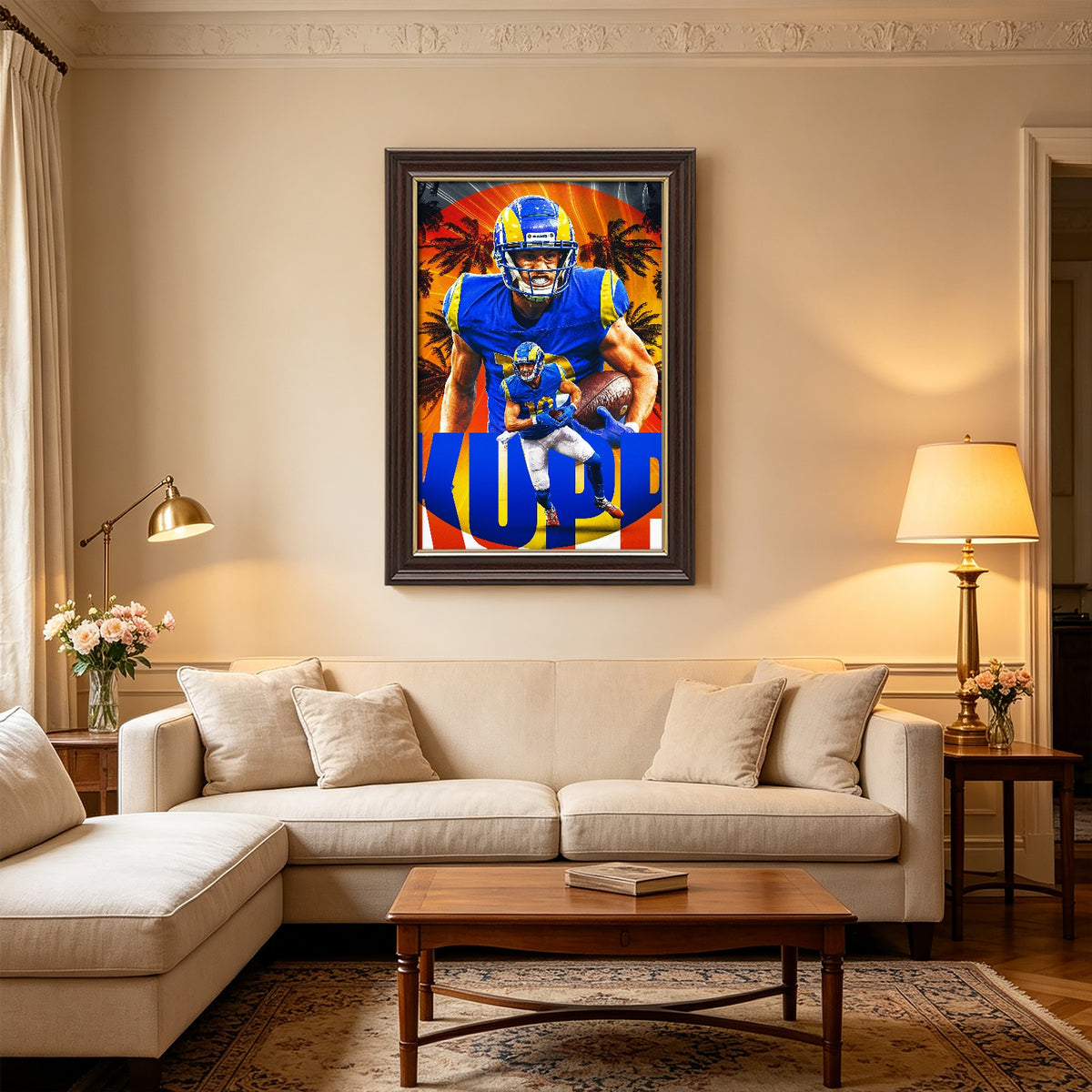 Cooper Kupp Sports Decoration Poster 1 Canvas Wall Art Poster Decor Gift