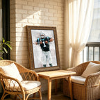 Cam Newton Celebrity Sports Art Poster School Dining Room Decoration 5 Canvas Wall Art Poster Decor Gift
