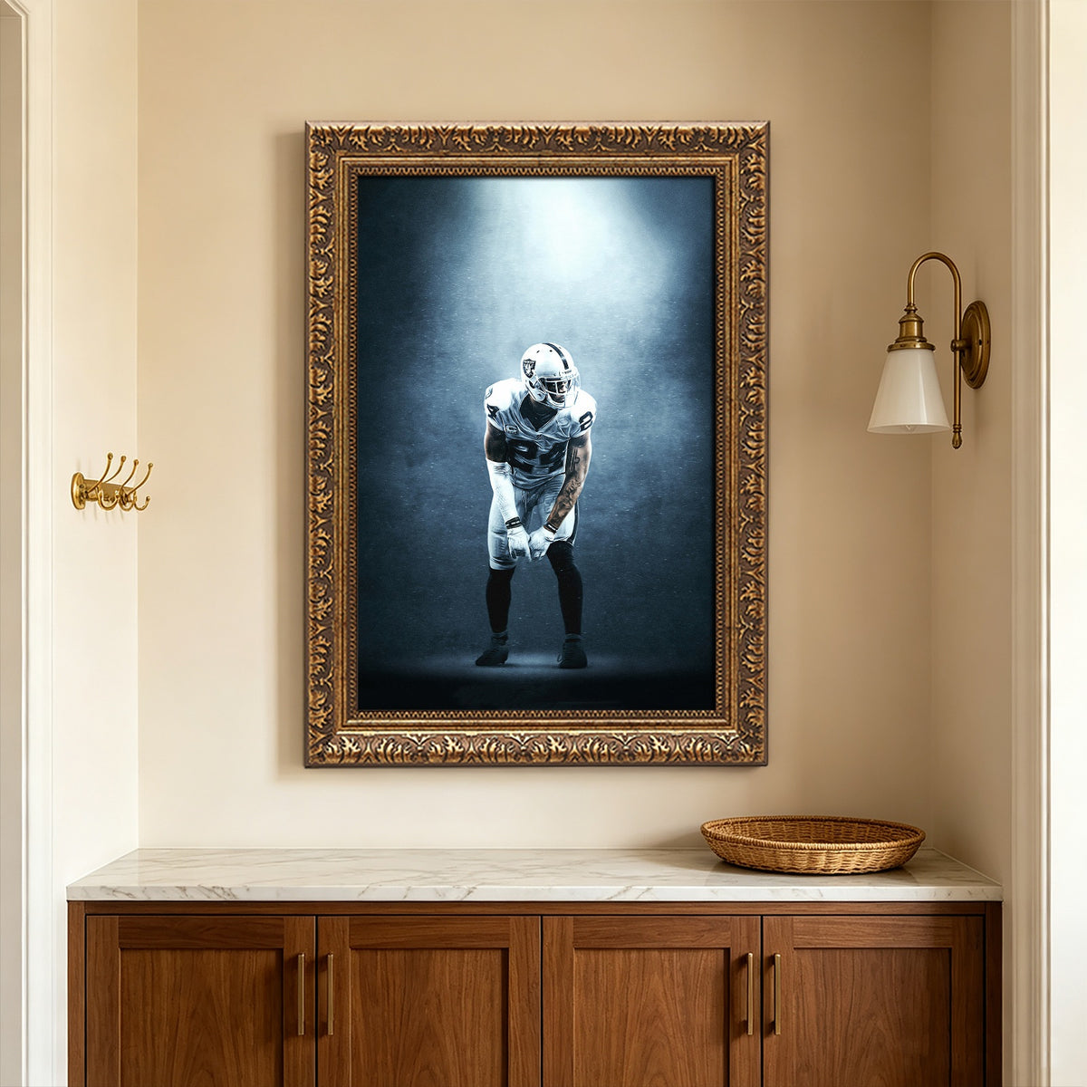 Charles Woodson Art Sports Decorative Poster School Dormitory 7 Canvas Wall Art Poster Decor Gift