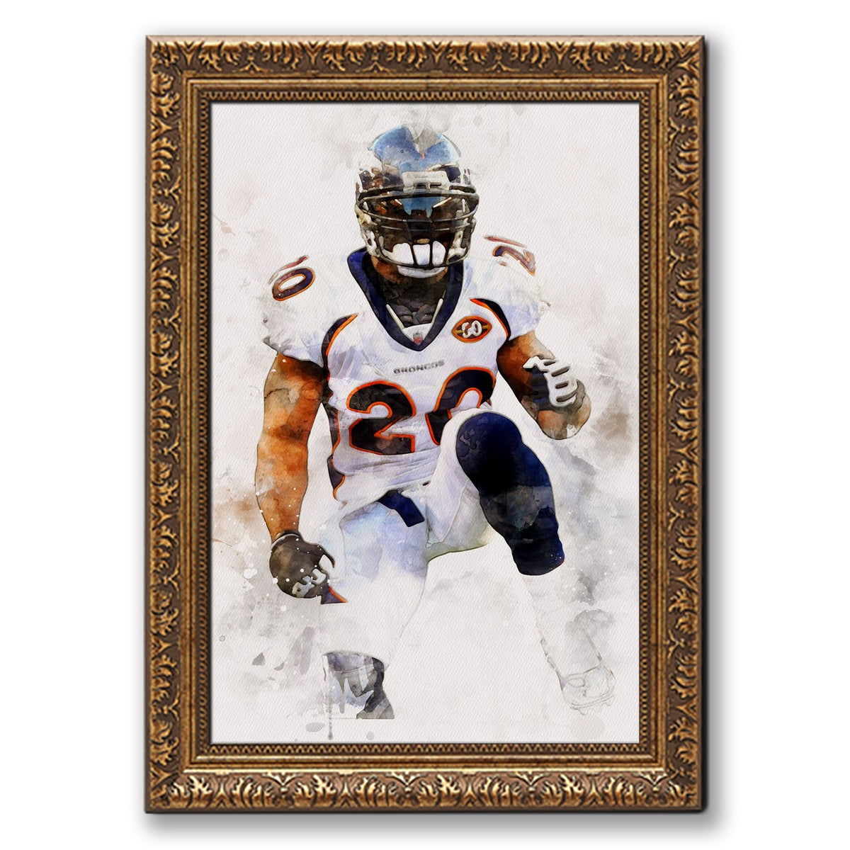 Brian Dawkins Art Poster 7 Canvas Wall Art Poster Decor Gift