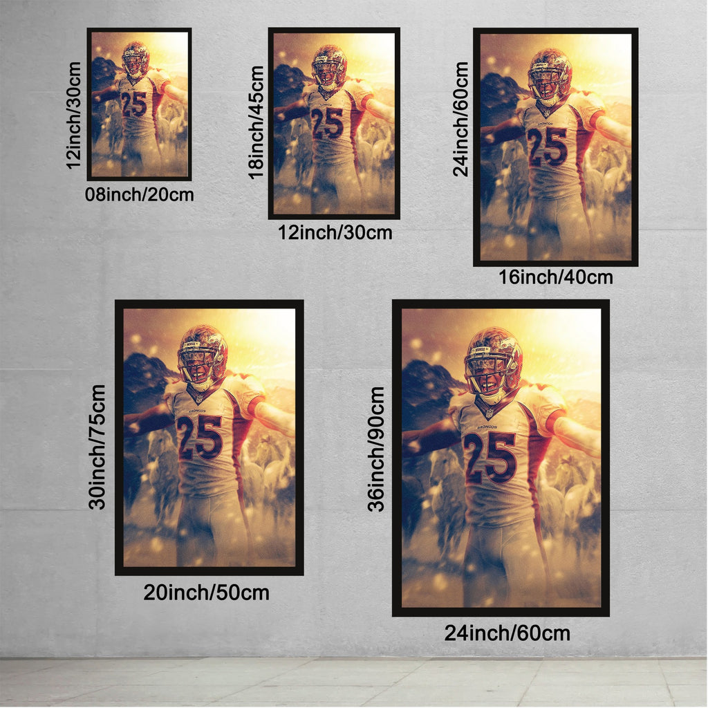 Chris Harris Art Sports Decorative Poster School Dormitory 5 Canvas Wall Art Poster Decor Gift