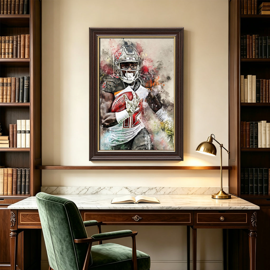 Chris Godwin Art Sports Decorative Poster School Dormitory 8 Canvas Wall Art Poster Decor Gift